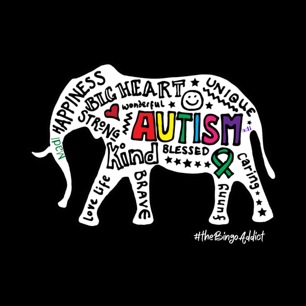 Autism Elephant Shirt by Confessions Of A Bingo Addict