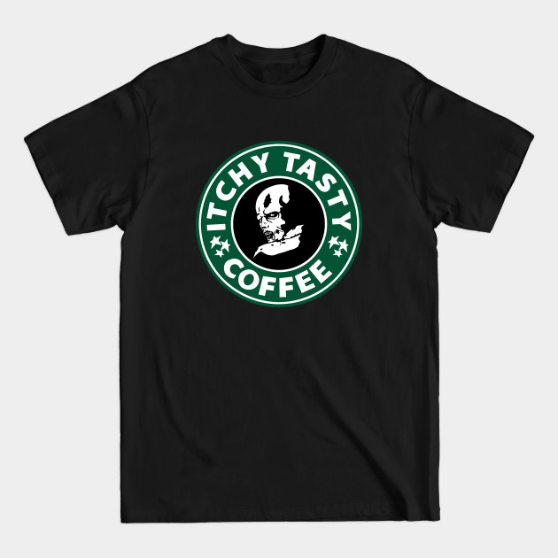 Itchy Tasty Coffee - Video Games - T-Shirt Itchy Tasty Coffee - Video Games - T-Shirt