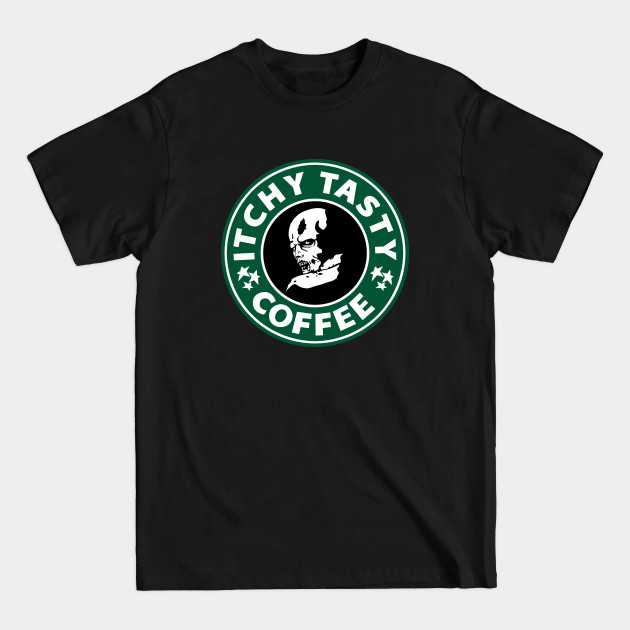 Itchy Tasty Coffee - Video Games - T-Shirt