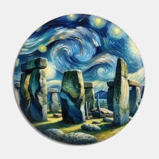 Stonehenge Starry Night - Beautiful Iconic Places Pin