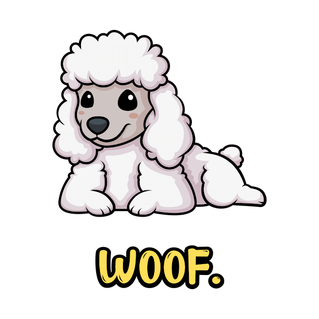 Chibi Kawaii Poodle Dog by FoxyReign