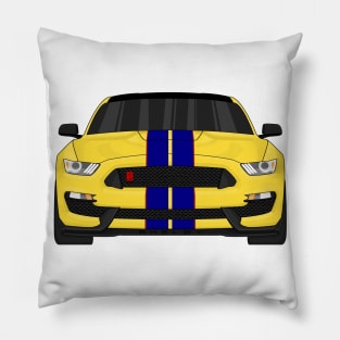 GT350R TRIPLE YELLOW Pillow