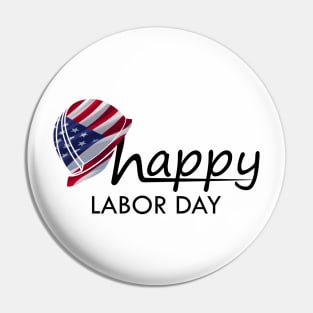 labor day. black letters Pin