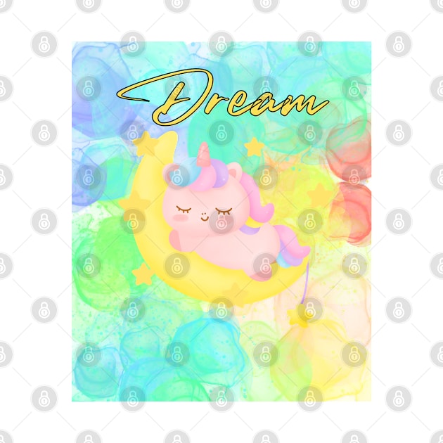 Dreaming unicorn by T-Crafts