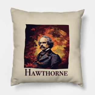 Nathaniel Hawthorne (Light) Pillow