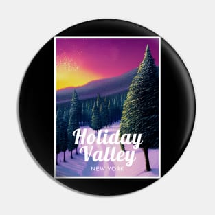 Holiday Valley ski - New York USA Pin