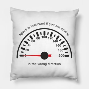 Speedometer black Pillow