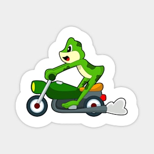 Frog Motorcycle Magnet