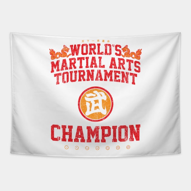 World's Martial Arts Tournament Champion (Variant) Tapestry by huckblade