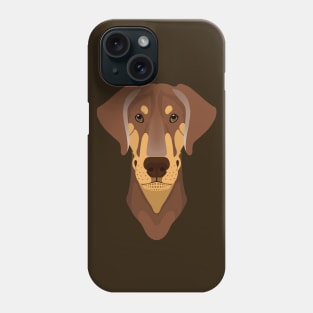 SimpliciTee - Natural Doberman Phone Case