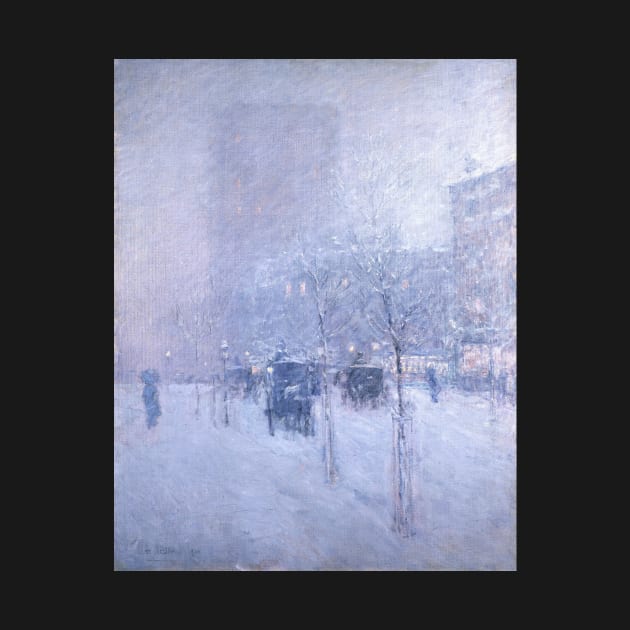 Late Afternoon, New York, Winter by Childe Hassam by Classic Art Stall