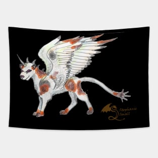 winged cat Tapestry