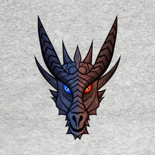 Ice Dragon T Shirts Teepublic - blue dragon face roblox