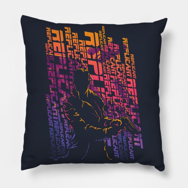 Replicant City Pillow by djkopet