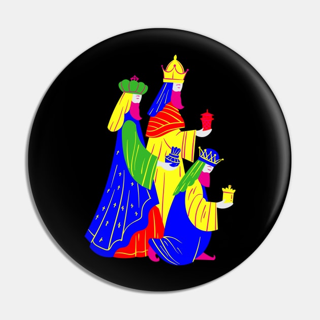 We Three Kings - 3 Wise Men - Christmas Nativity - Church Pin by MyVictory