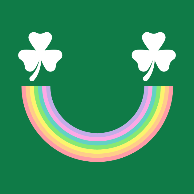 Rainbow Shamrock Smiley by Brobocop