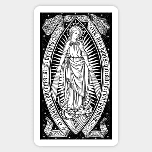 MOTHER MARY STICKER, Catholic Stickers
