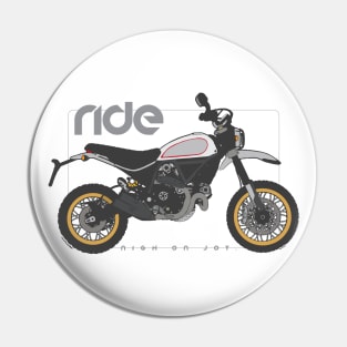 Ride desert sled white Pin