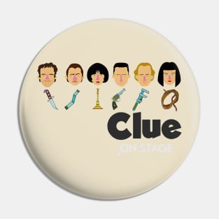 Clue movie t-shirt Pin