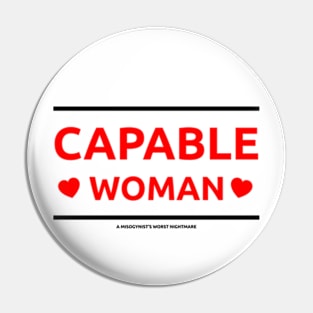 A Capable Woman Pin