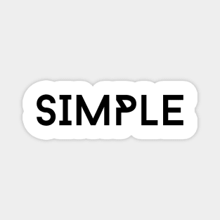 Simple T-shirt, Minimalist T-shirt, Minimalist Shirt, Simple Shirt, Minimal Lifestyle, Rave Culture, Gift for Minimalist People, Simple Magnet