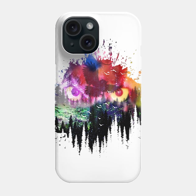 Owl's eyes Phone Case by albertocubatas