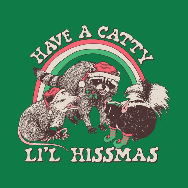 Catty Li'l Hissmas by Hillary White Rabbit