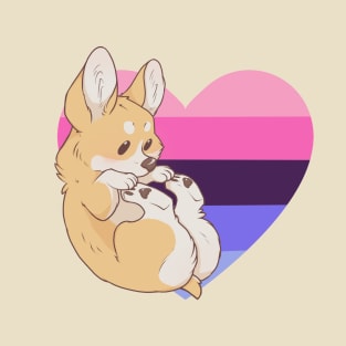 Omnisexual Pride Corgi T-Shirt