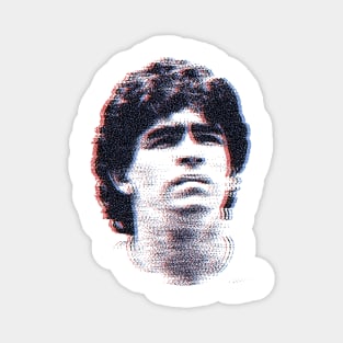 Diego Maradona expressions Magnet