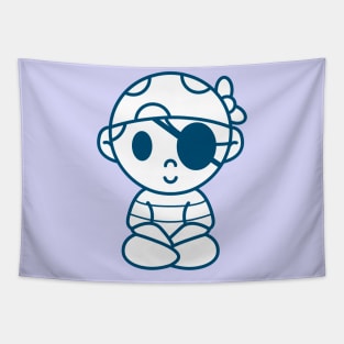 Pirate boy, fun design for stickers and t-shirts Tapestry