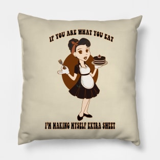 Old Cartoons Style Pin Up bakery Pillow