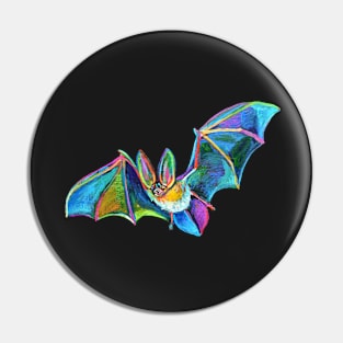 Cute HALLOWEEN FLYING BAT Sticker Pin