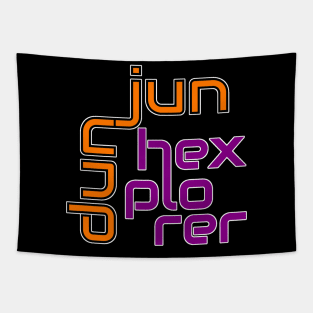 Dunjun Hexplorer Logo Tapestry