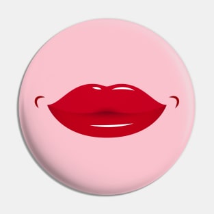 Red Lips Pin