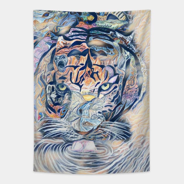 Tiger 18 Tapestry by Mr. Leon Artwork