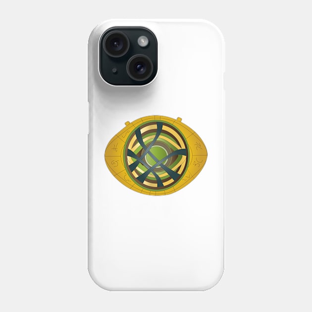 Mystical Gaze: Eye of Agamotto Enchantment Phone Case by letzdoodle