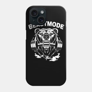 Fitness Beast Mode Bear Wild Animal Phone Case