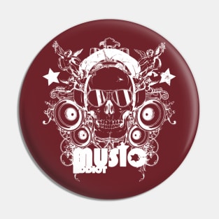 music addict Pin