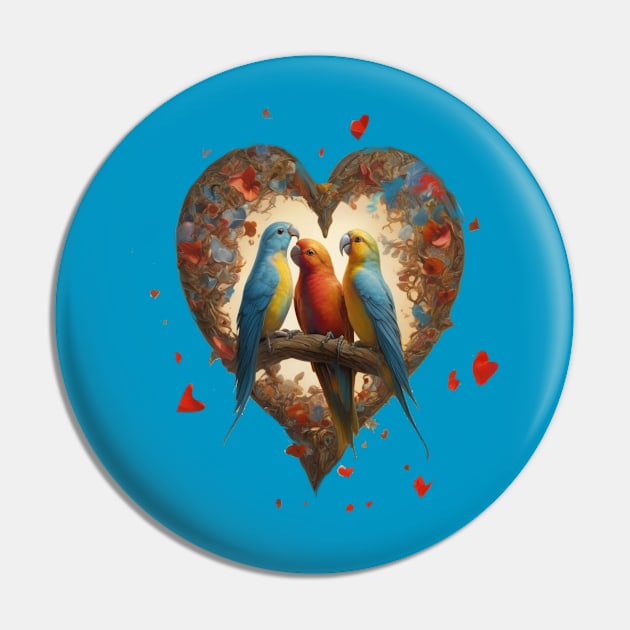 Galentines day and Valentine’s Day parrot romance Pin by sailorsam1805