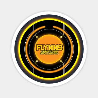 Flynn's Orange Neon Magnet