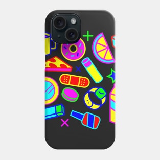 Neon Pattern. Phone Case