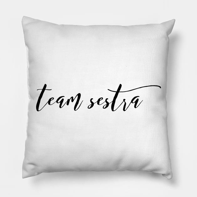 Team Sestra Pillow by mike11209