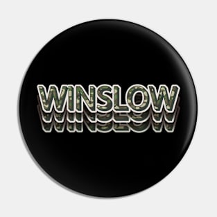 Winslow City Of Arizona Camouflage Style Pin