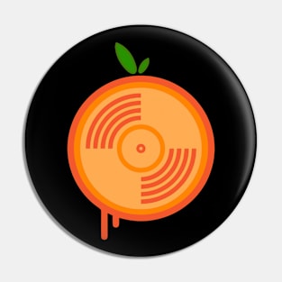 Burt Orange Logo Pin