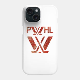 Distressed PWhl logo Phone Case