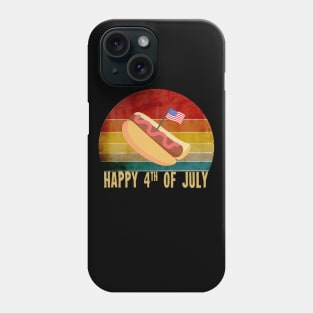 Retro Vintage  happy 4th of july ,Funny 4th Of July Phone Case