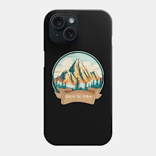 Time To Hike Love To Hike Mountain Adventure Phone Case