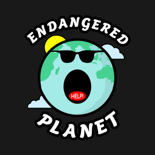 🌍 Endangered Planet Earth, Extinction Prevention T-Shirt