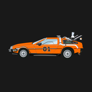 General Lee BTTF Delorean T-Shirt