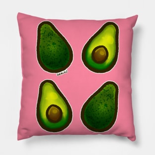 Absolutely Avocado (Quad Version) Pillow